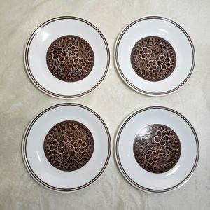 CorelleVintage Batik Pattern Lunch Plates-4
